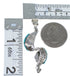 Southwest Sterling Silver Turquoise Inlay Pendant AX47792